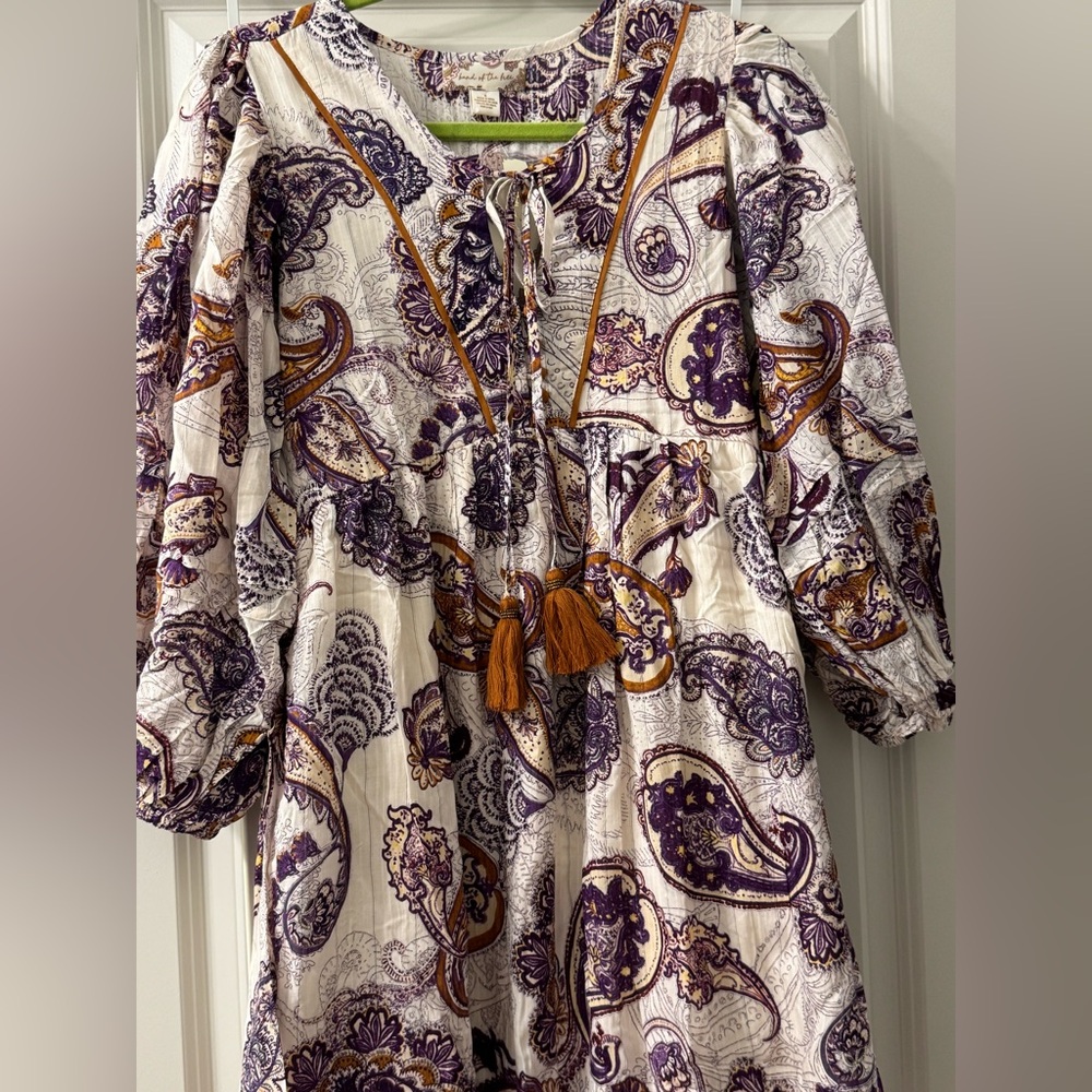 NWT Band of the Free Lyonette Paisley Wedding Guest Dress Sz S - Picture 5 of 8